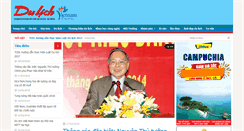 Desktop Screenshot of baodulich.net.vn